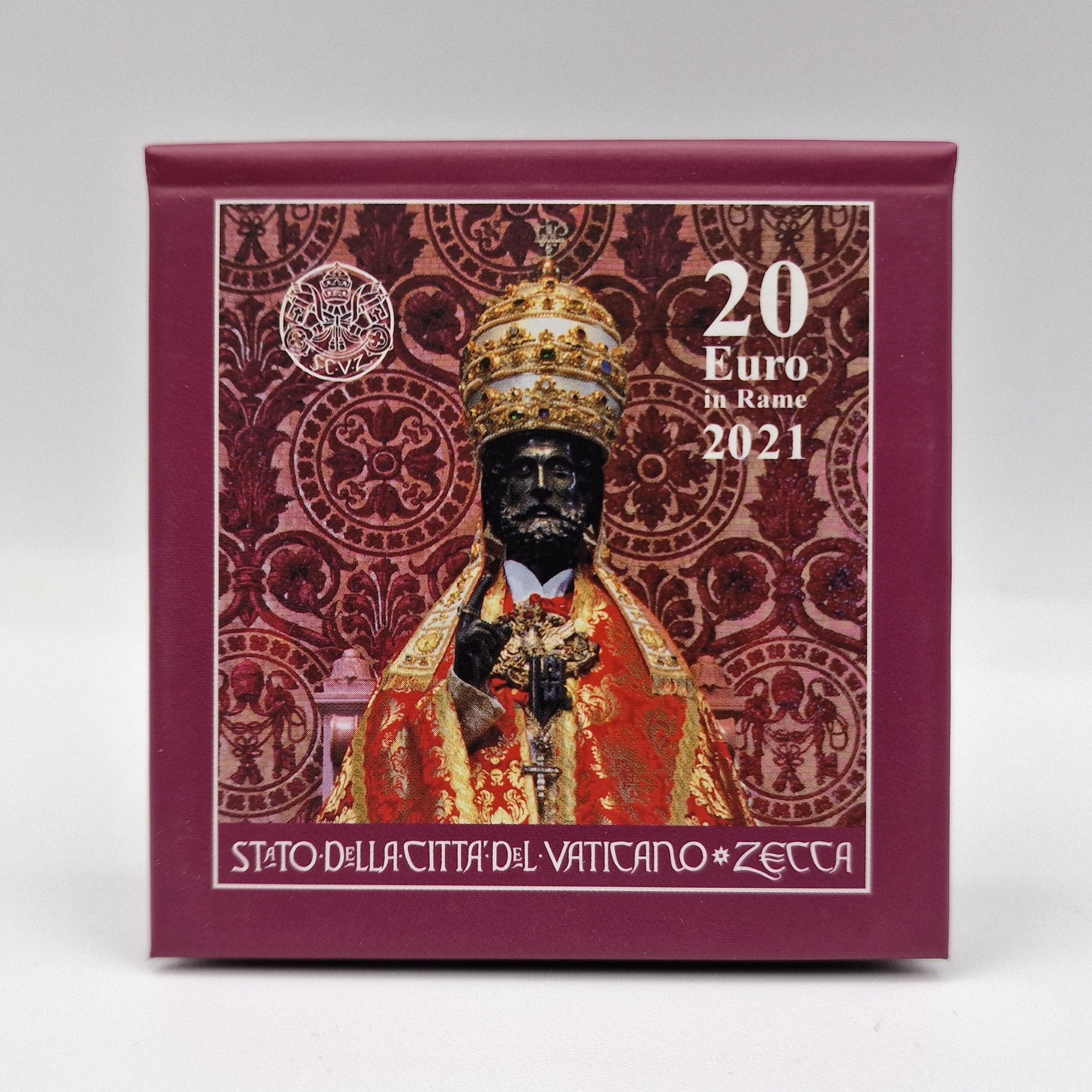 2021 20€ Vaticano + Caixa FDC